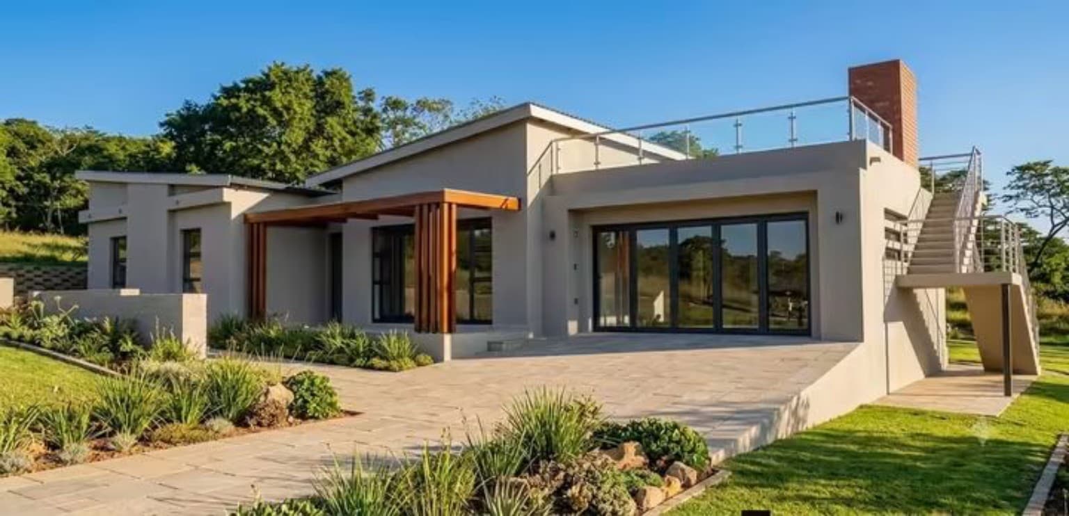 Completed Vacanyi residential construction exterior